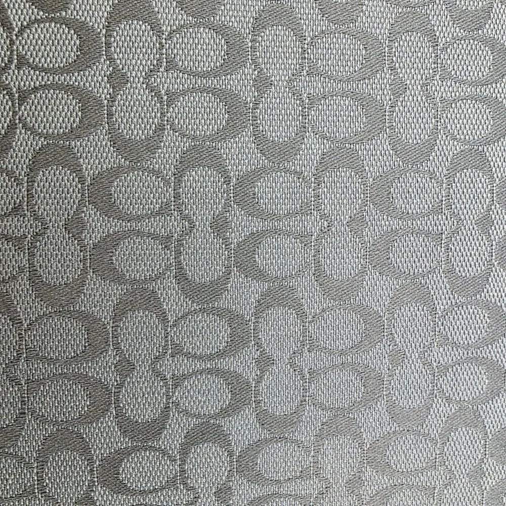 Coach Black Signature Jacquard Zip Portfolio Pouch Document Case Laptop Sleeve